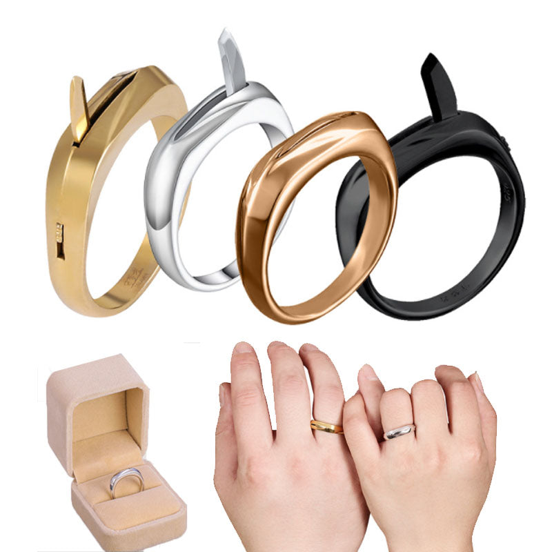Ring Knife Multi-Functional Outdoor Self-Defense Ring Is Durable And E –  Self Defense Rings