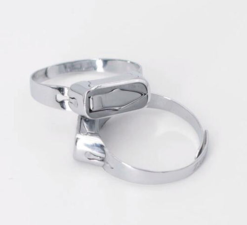 New Portable Self Defense Ring Adjustable Titanium Alloy Ring Blade Outdoor Self  Defense Tool Hidden Knife Ring Jewelry